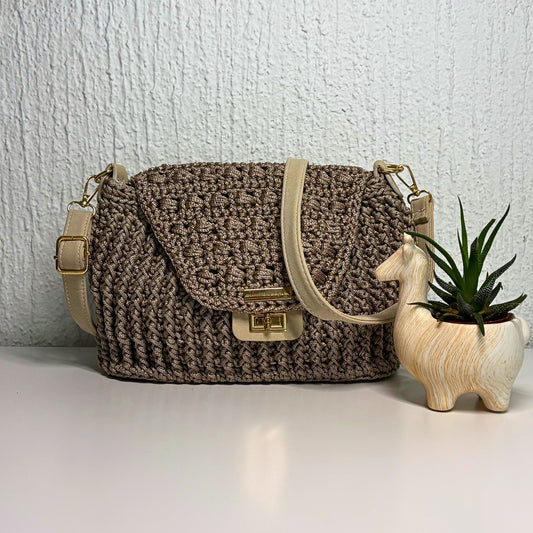 Crochet Bag by Eka_Gold_Elegant_Purse